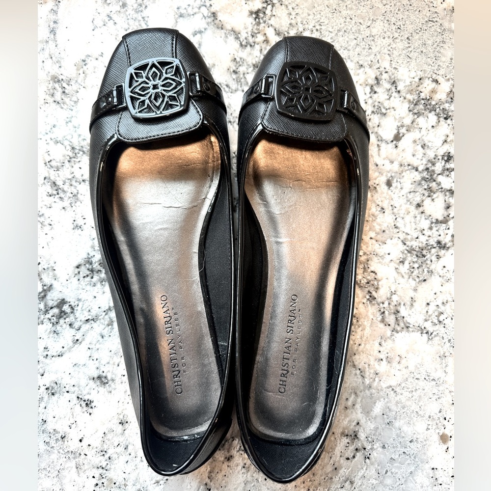 Christian Siriano Black Flats